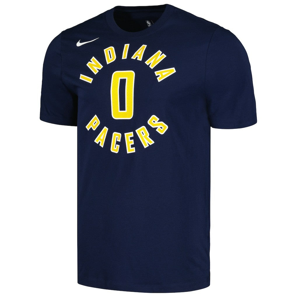 Tyrese Haliburton Indiana Pacers Icon 2022/23 Name & Number T-Shirt - Navy | Nike discount