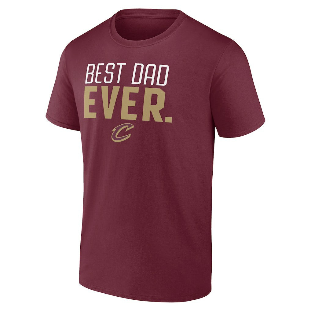 Cleveland Cavaliers Best Dad Ever Logo T-Shirt sale - Wine online
