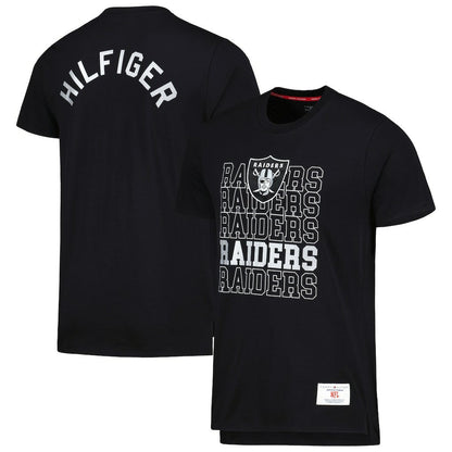 Las Vegas Raiders Tommy Hilfiger Liam T-Shirt - Black outlet