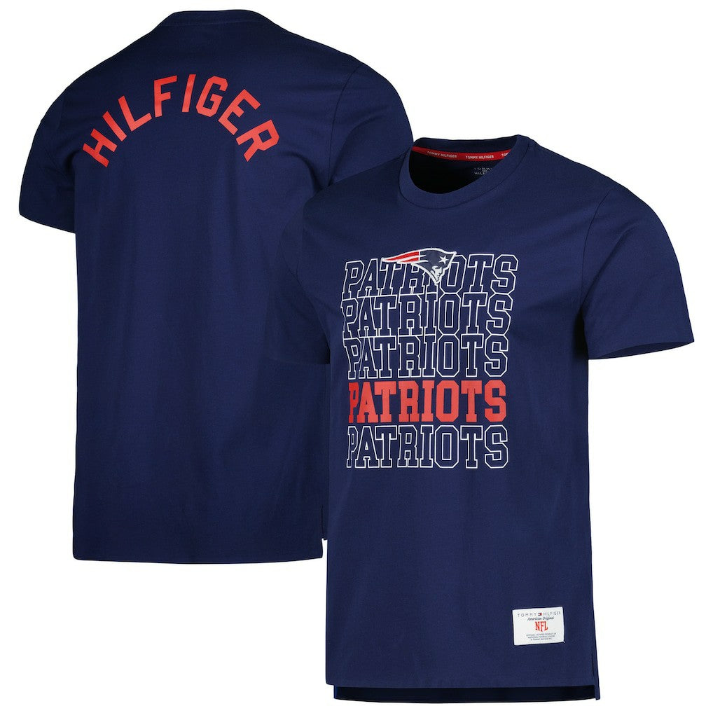 New England Patriots Tommy Hilfiger Liam T-Shirt - Navy discount