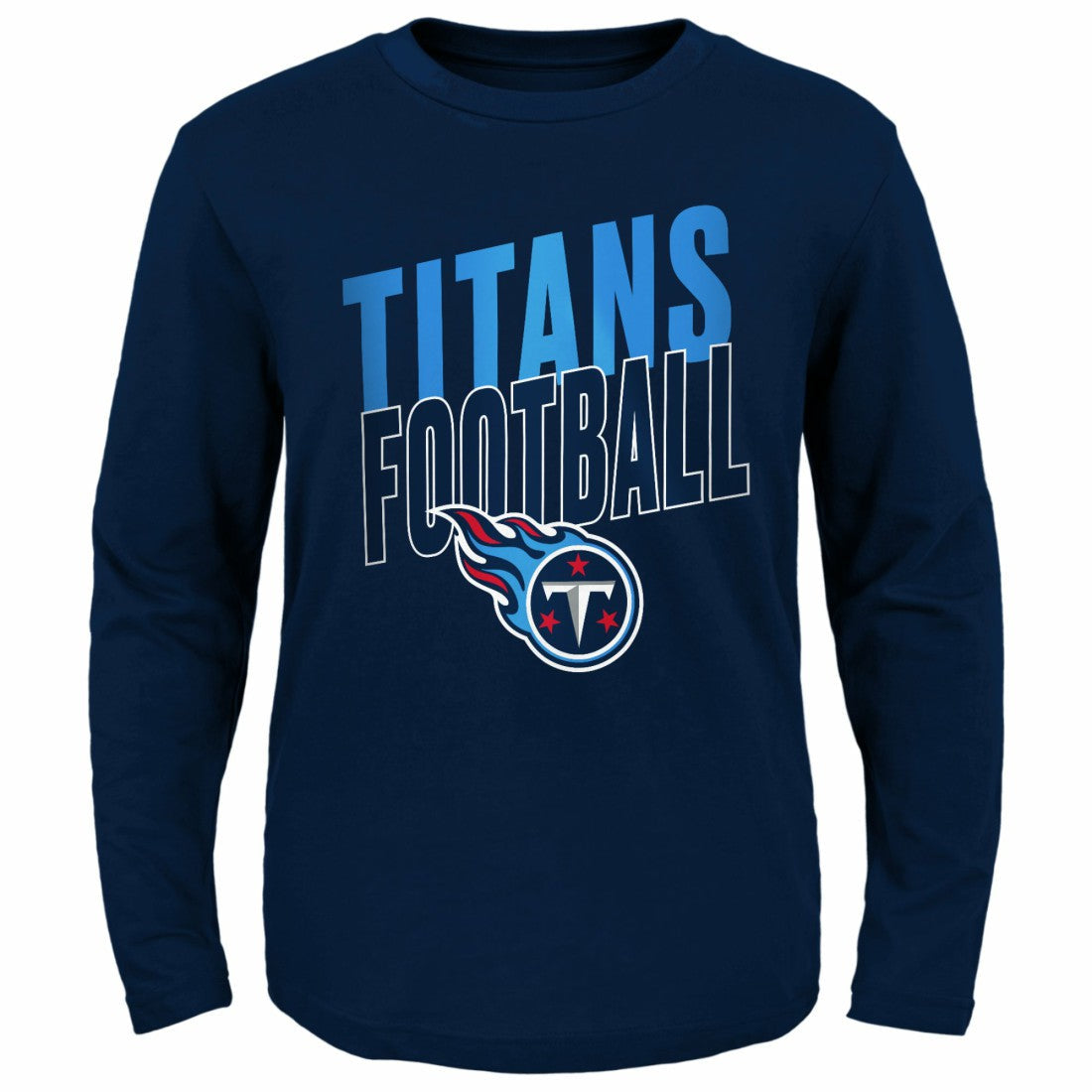 Tennessee Titans Youth Showtime Long Sleeve T-Shirt - Navy online