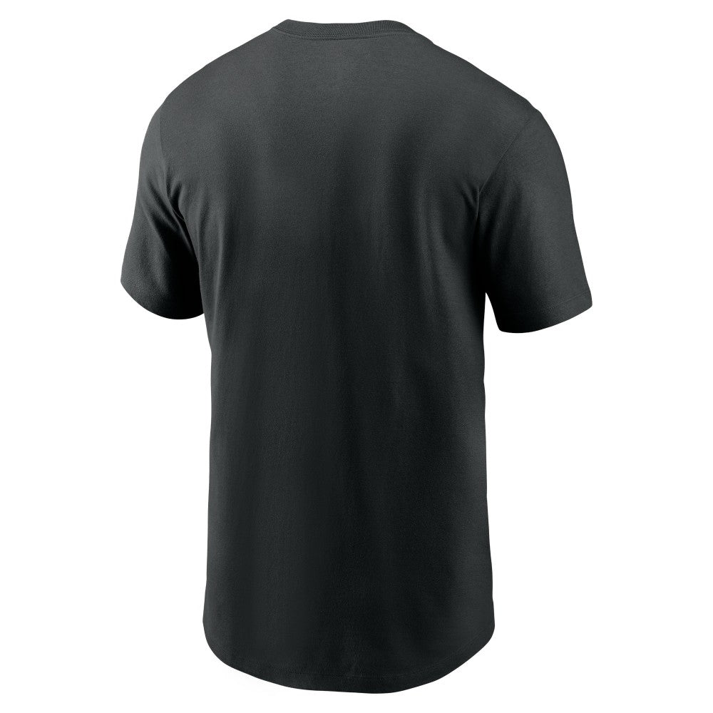 Miami Marlins Camo Logo T-Shirt - Black | Nike