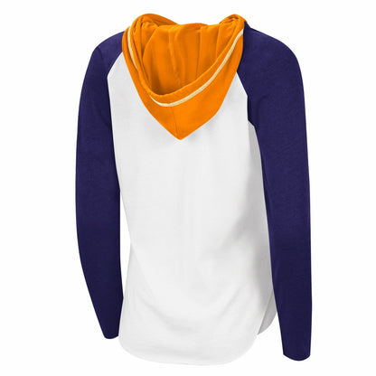 Phoenix Suns G-III 4Her by Carl Banks Women's MVP Raglan Hoodie Long Sleeve T-Shirt - White outlet