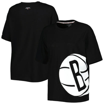 Brooklyn Nets Tommy Jeans Women's Bianca T-Shirt - Black for sale