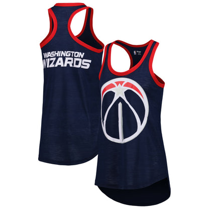 Washington Wizards G-III 4Her by Carl Banks Women's Showdown Scoop-Neck Racerback Tank Top - Navy discount