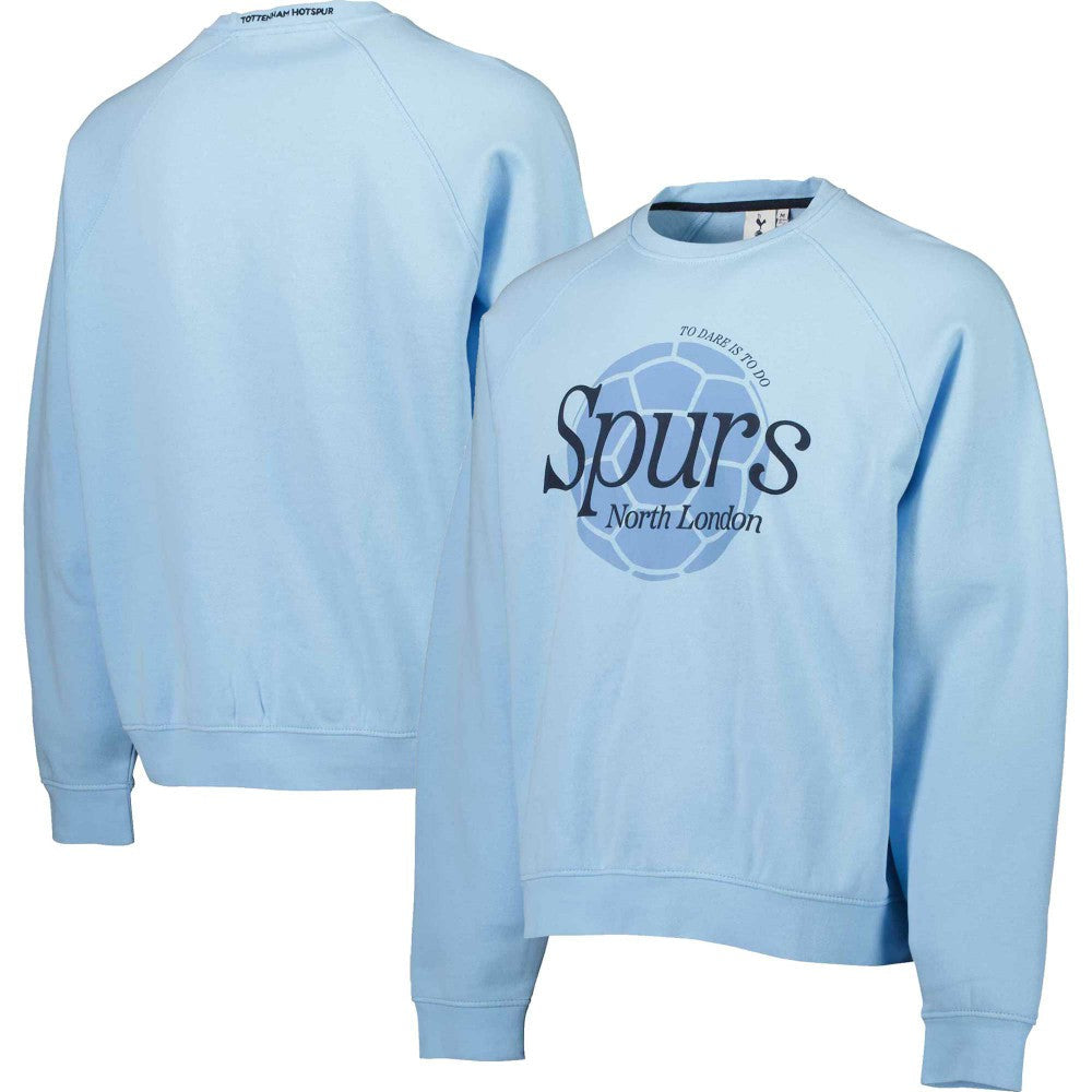 Tottenham Hotspur Foundation Oversized Raglan Pullover Sweatshirt - Light Blue sale