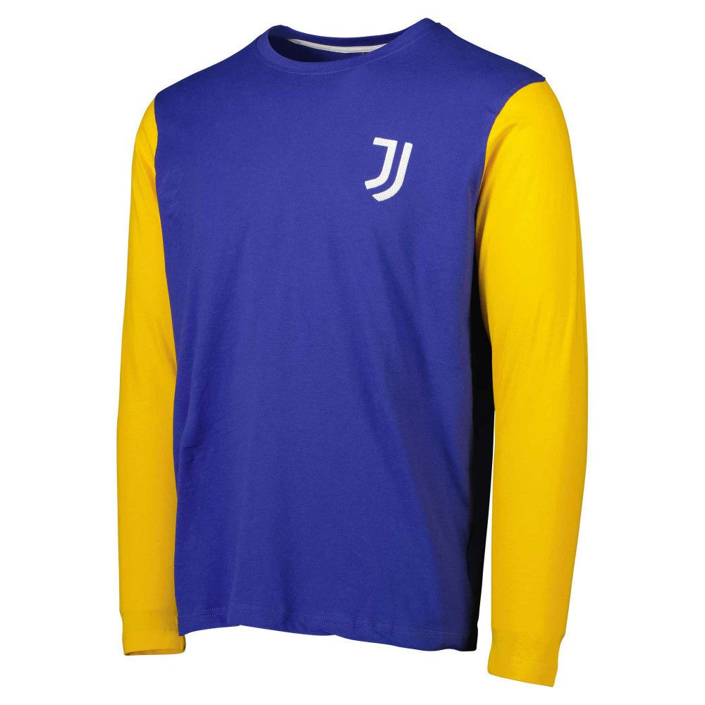 Juventus Blocked Long Sleeve T-Shirt - Blue/Yellow for sale