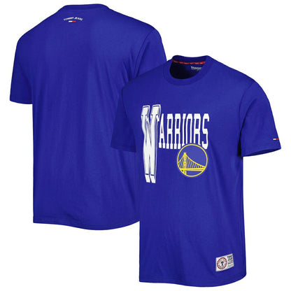 Golden State Warriors Tommy Jeans Mel Varsity T-Shirt sale - Royal discount