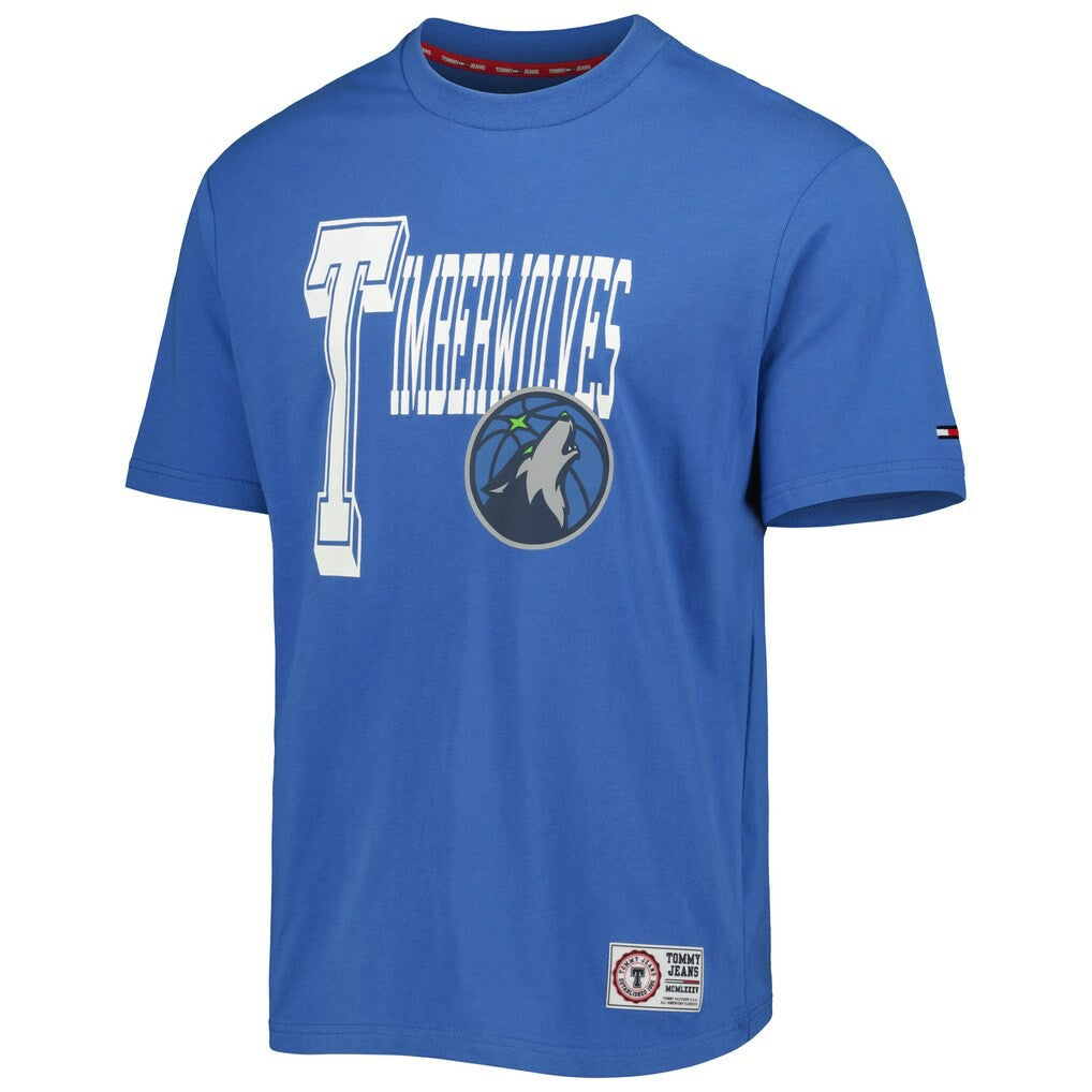 Minnesota Timberwolves Tommy Jeans Mel Varsity T-Shirt - Blue cheap