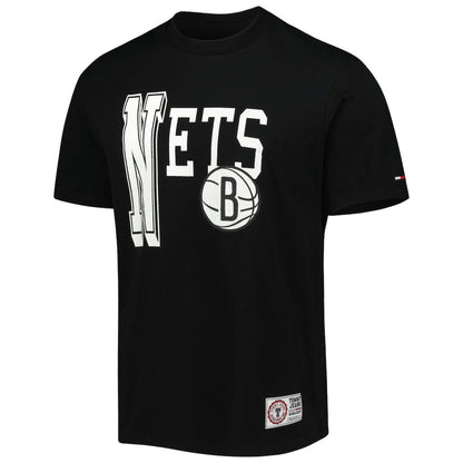 Brooklyn Nets Tommy Jeans Mel Varsity T-Shirt - Black online