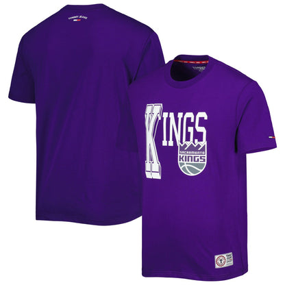 Sacramento Kings Tommy Jeans Mel Varsity T-Shirt - Purple online