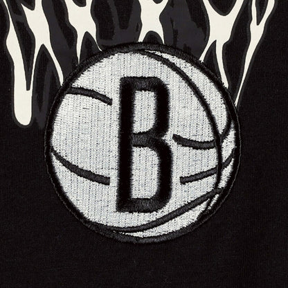 Brooklyn Nets Tommy Jeans Tim Backboard T-Shirt - Black shop
