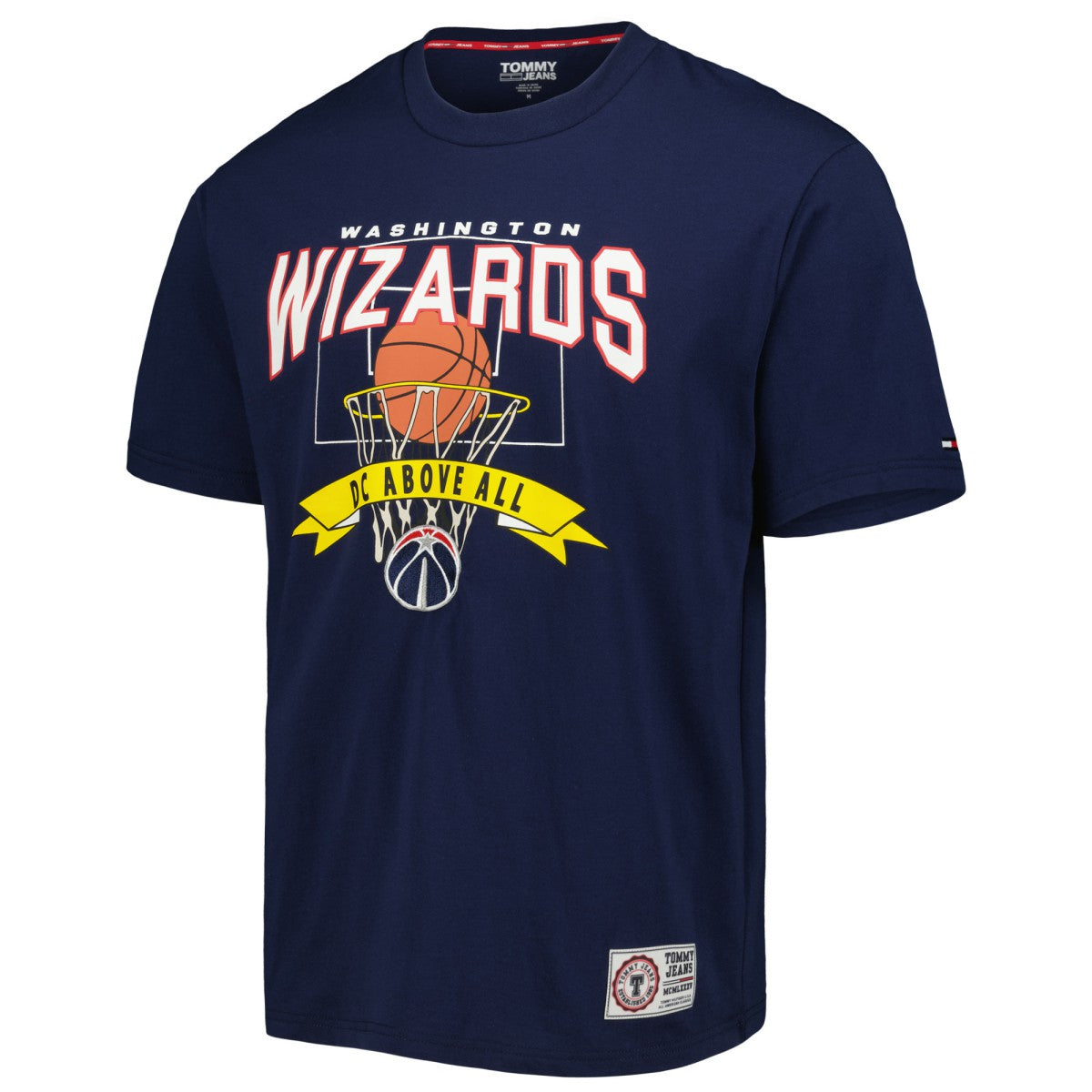 Washington Wizards Tommy Jeans Tim Backboard T-Shirt - Navy for sale