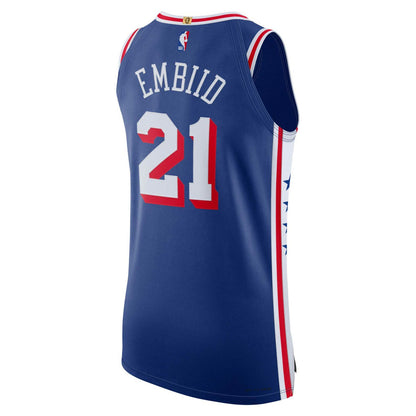 Joel Embiid Philadelphia 76ers Authentic Jersey - Icon Edition - Royal | Nike on sale