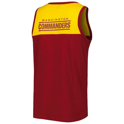 Washington Commanders Starter Logo Touchdown Fashion Tank Top - Burgundy/Gold for sale