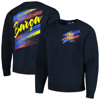 Barcelona Vintage Pullover Sweatshirt - Navy online