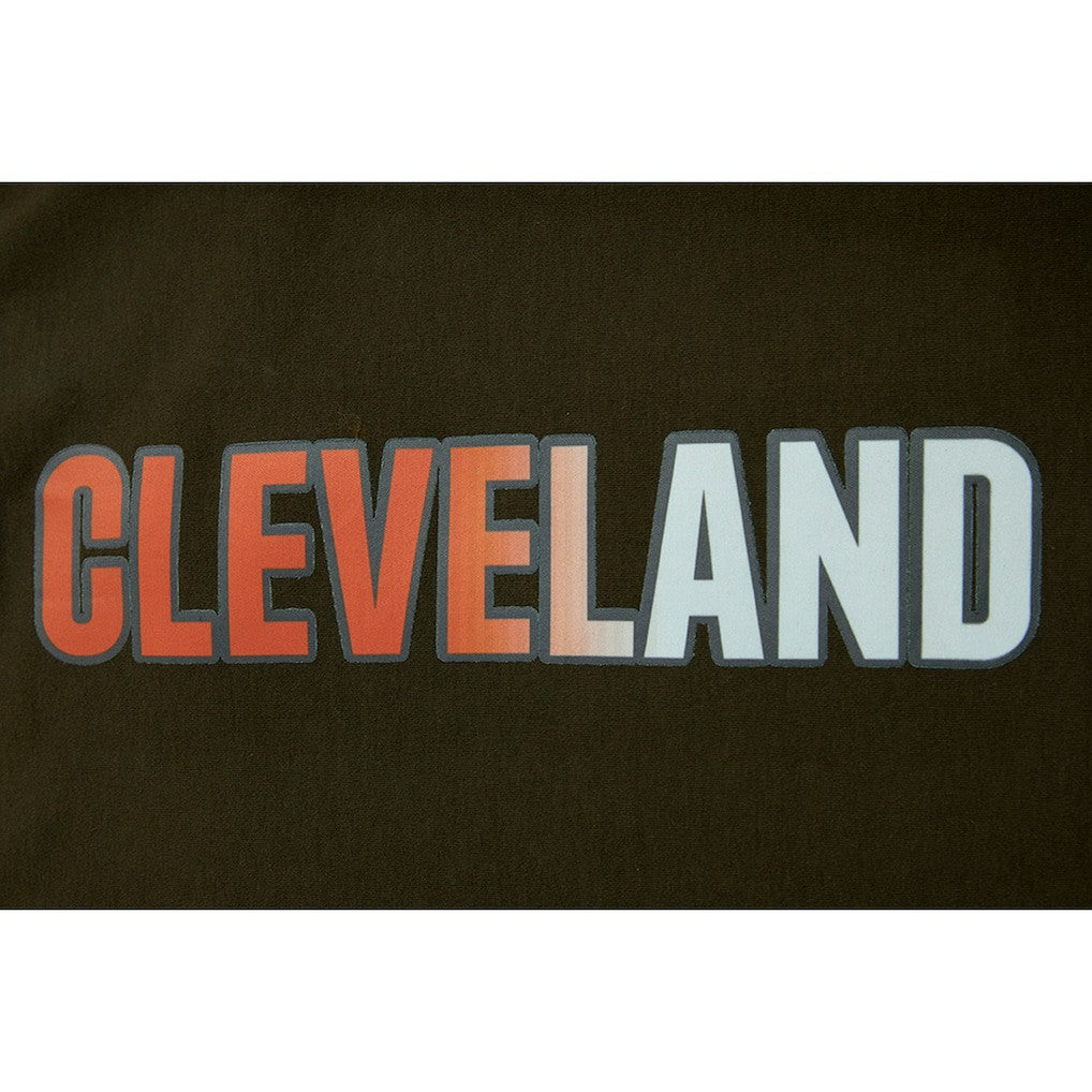 Cleveland Browns Pro Standard Women's Ombre Wordmark Classic Cropped Tank Top - Brown sale
