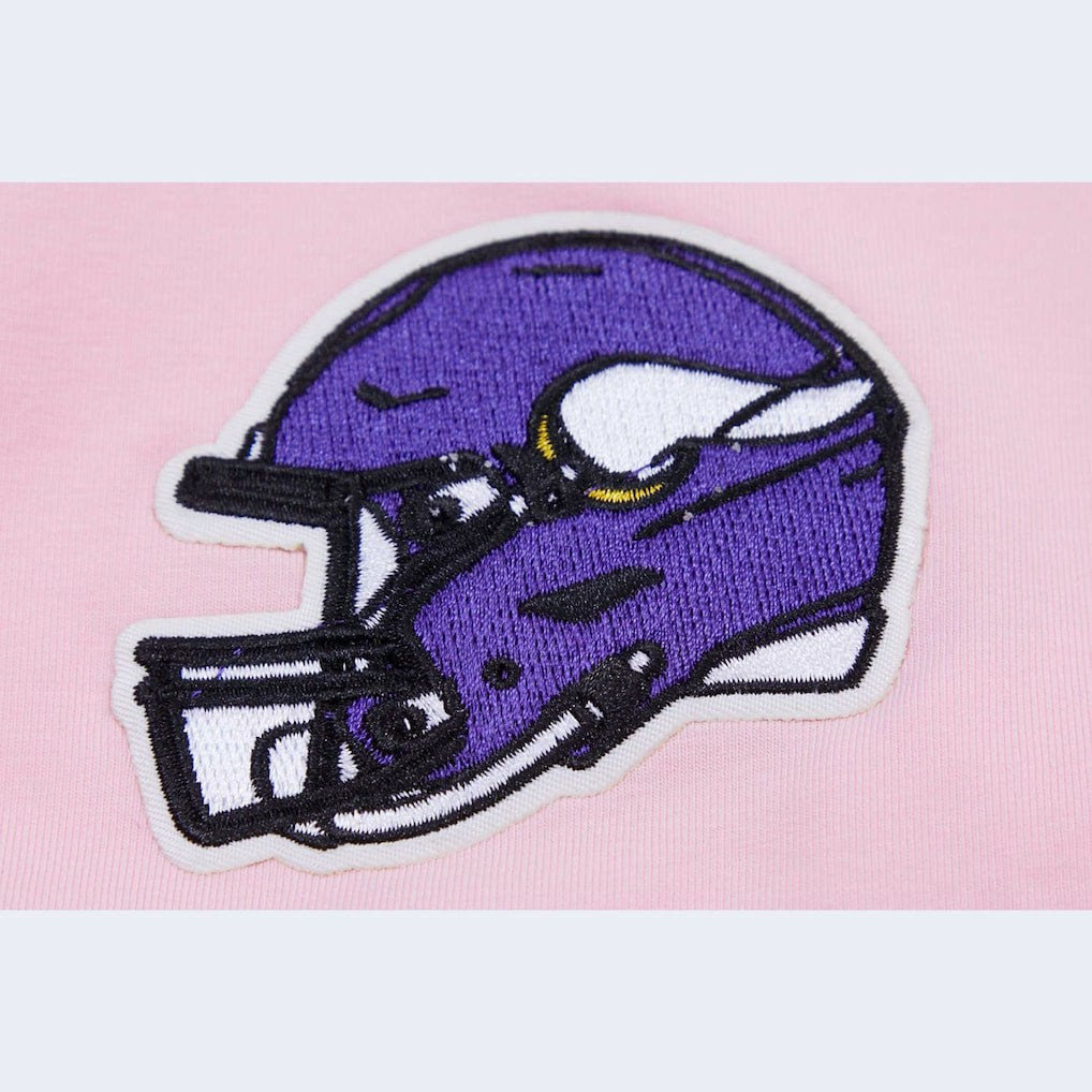 Minnesota Vikings Pro Standard Women's Cropped Boxy T-Shirt - Pink on sale