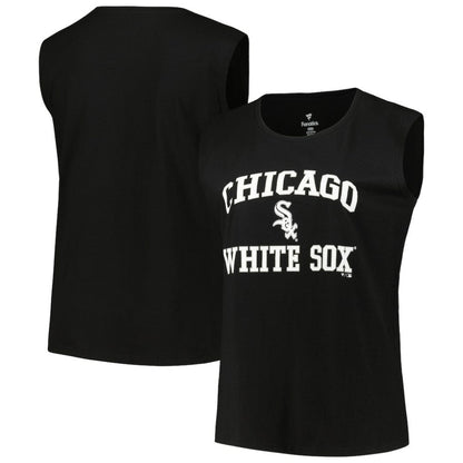 Chicago White Sox Profile Women's Plus Size Tank Top - Black