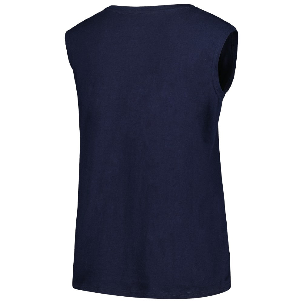 Houston Astros Profile Women's Plus Size Tank Top - Navy