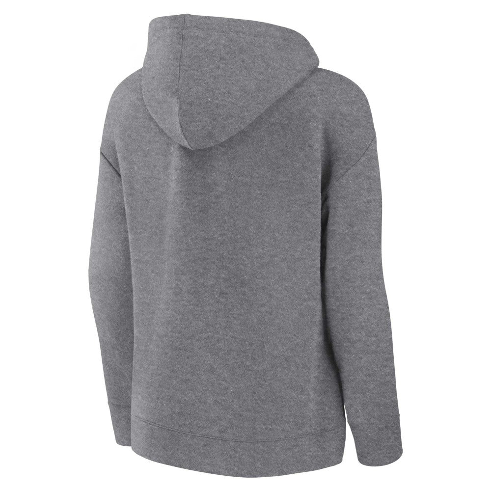 Profile New York Mets Women's Plus Size Pullover Hoodie - Heather Gray