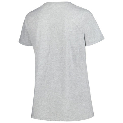 Los Angeles Dodgers Profile Women's Plus Size T-Shirt Combo Pack - Black/Heather Gray