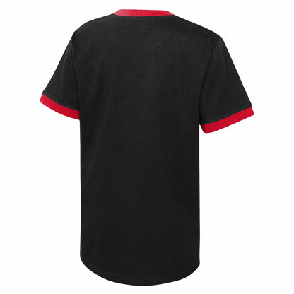 Toronto Raptors Youth Hoop City Hometown Ringer T-Shirt - Black for sale