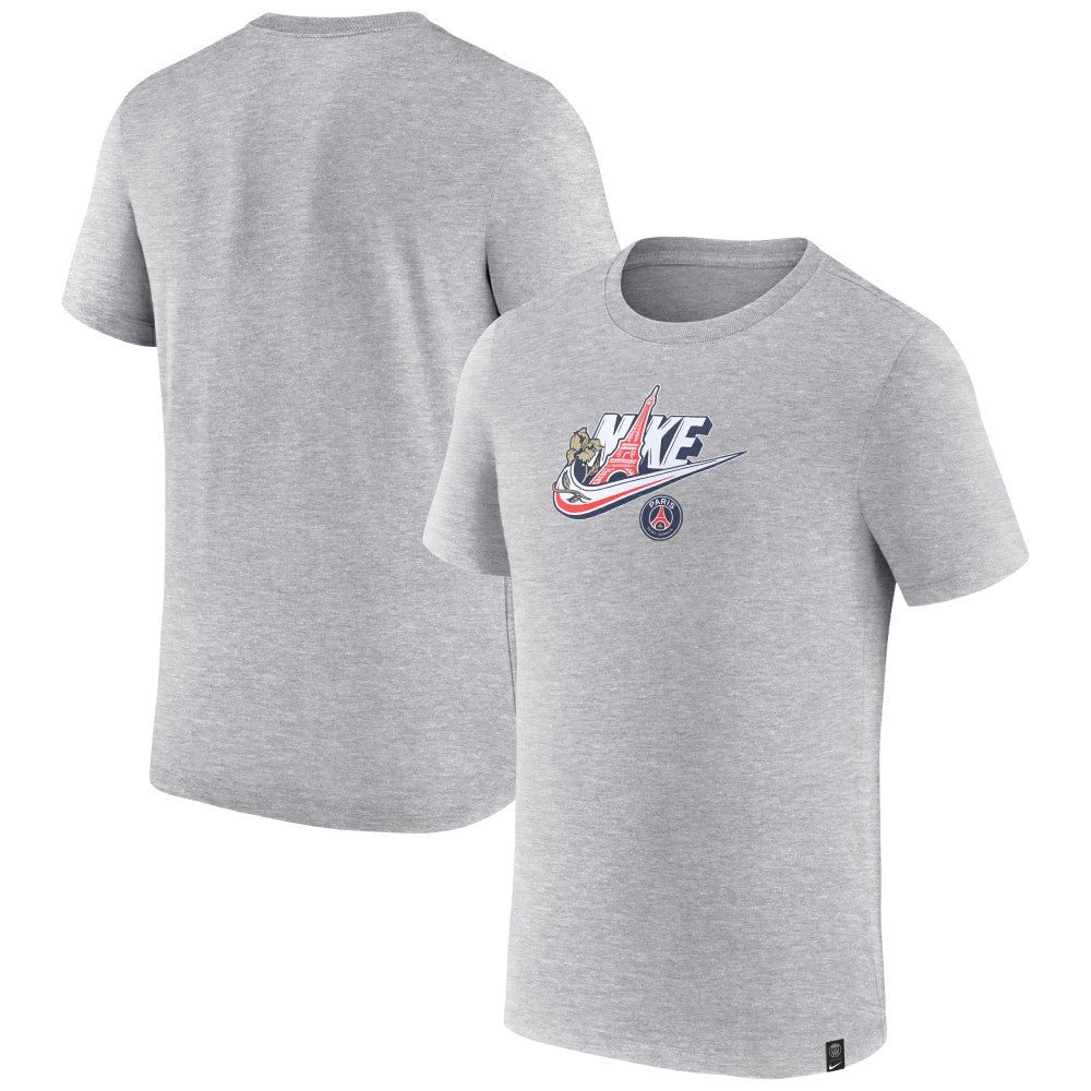 Paris Saint-Germain Futura T-Shirt - Heather Gray | Nike online