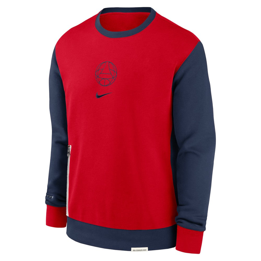 Paris Saint-Germain 2023/24 Standard Issue Travel Performance Pullover Sweatshirt - Red | Nike shop