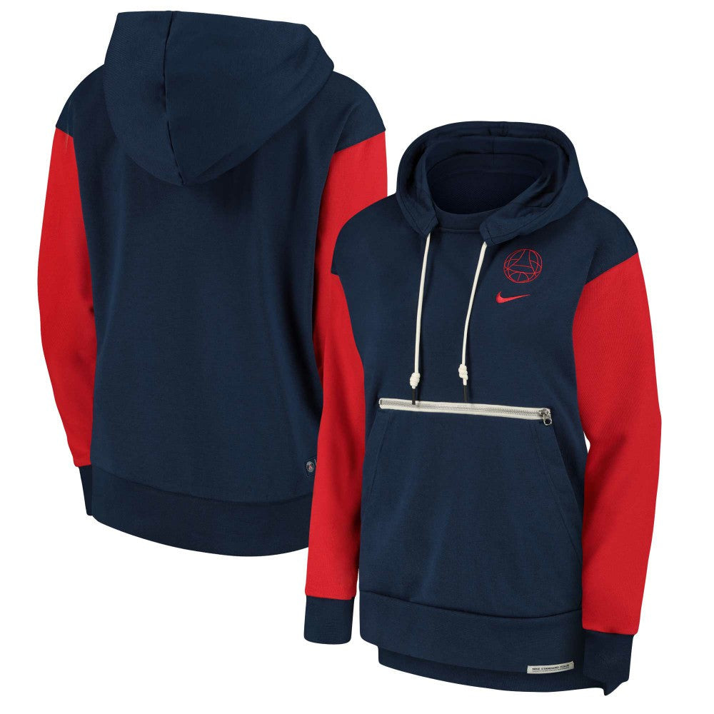 Paris Saint-Germain Women's Standard Issue Pullover Hoodie - Navy/Red | Nike cheap