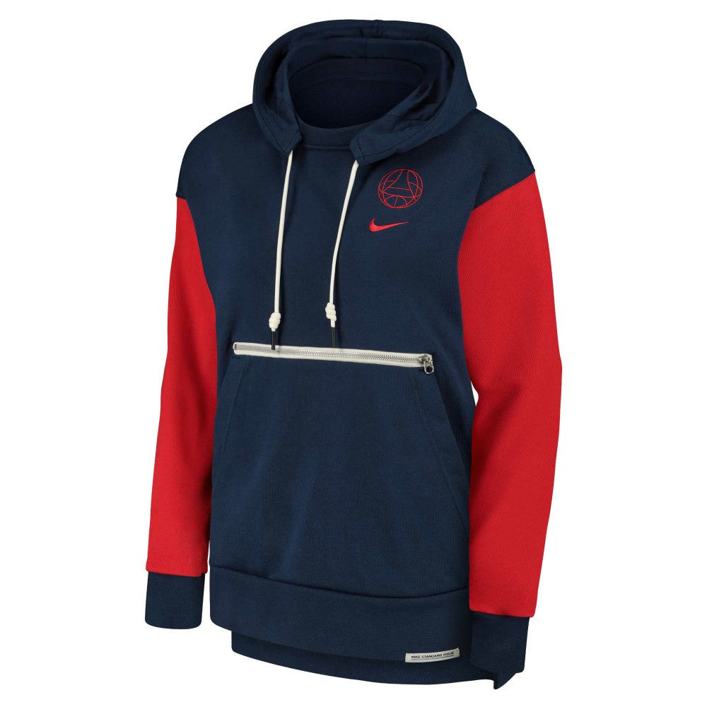 Paris Saint-Germain Women's Standard Issue Pullover Hoodie - Navy/Red | Nike cheap