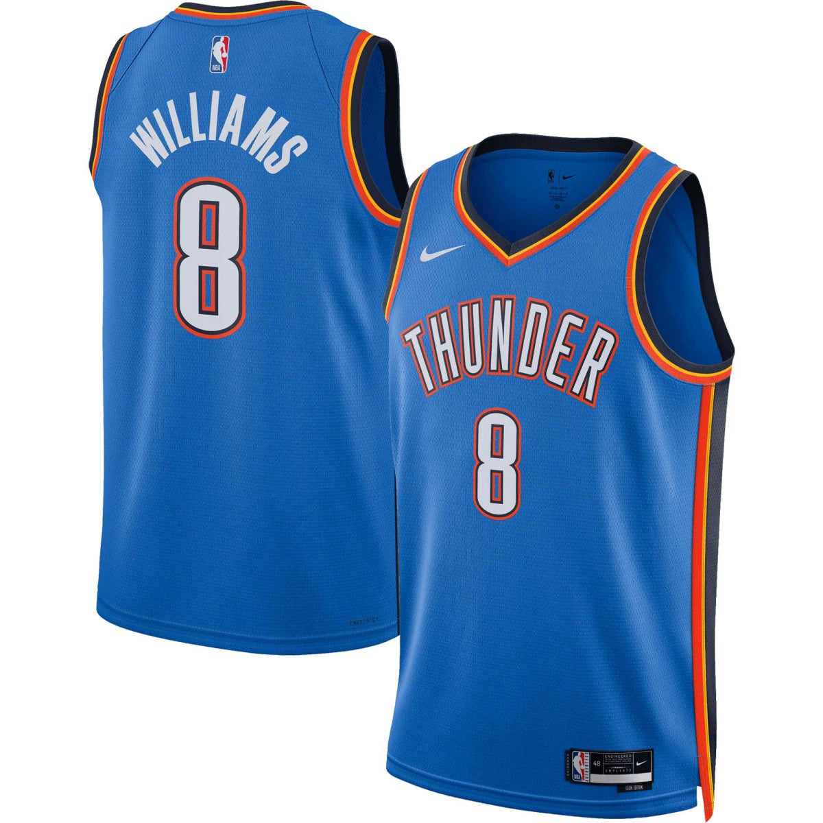 Jalen Williams Oklahoma City Thunder Unisex Swingman Jersey - Icon Edition - Blue | Nike shop