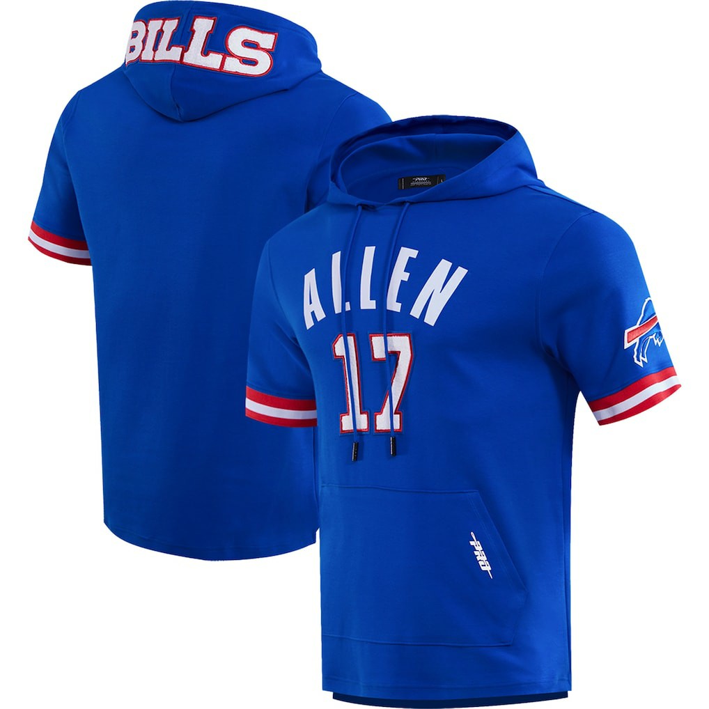Josh Allen Buffalo Bills Pro Standard Player Name & Number Hoodie T-Shirt - Royal for sale