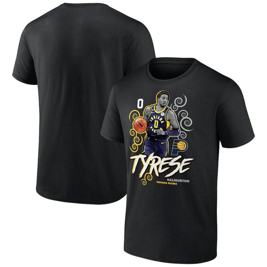 Tyrese Haliburton Indiana Pacers Competitor T-Shirt - Black cheap