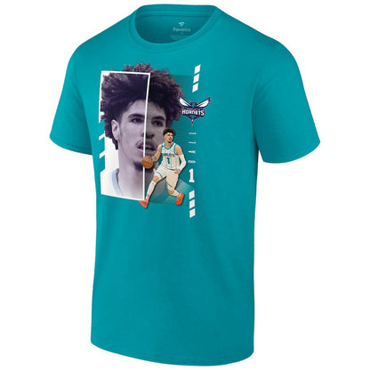 LaMelo Ball Charlotte Hornets Jump Pass T-Shirt - Aqua sale