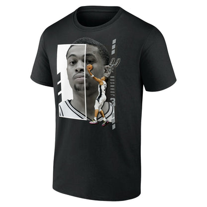 Keldon Johnson San Antonio Spurs Jump Pass T-Shirt - Black on sale