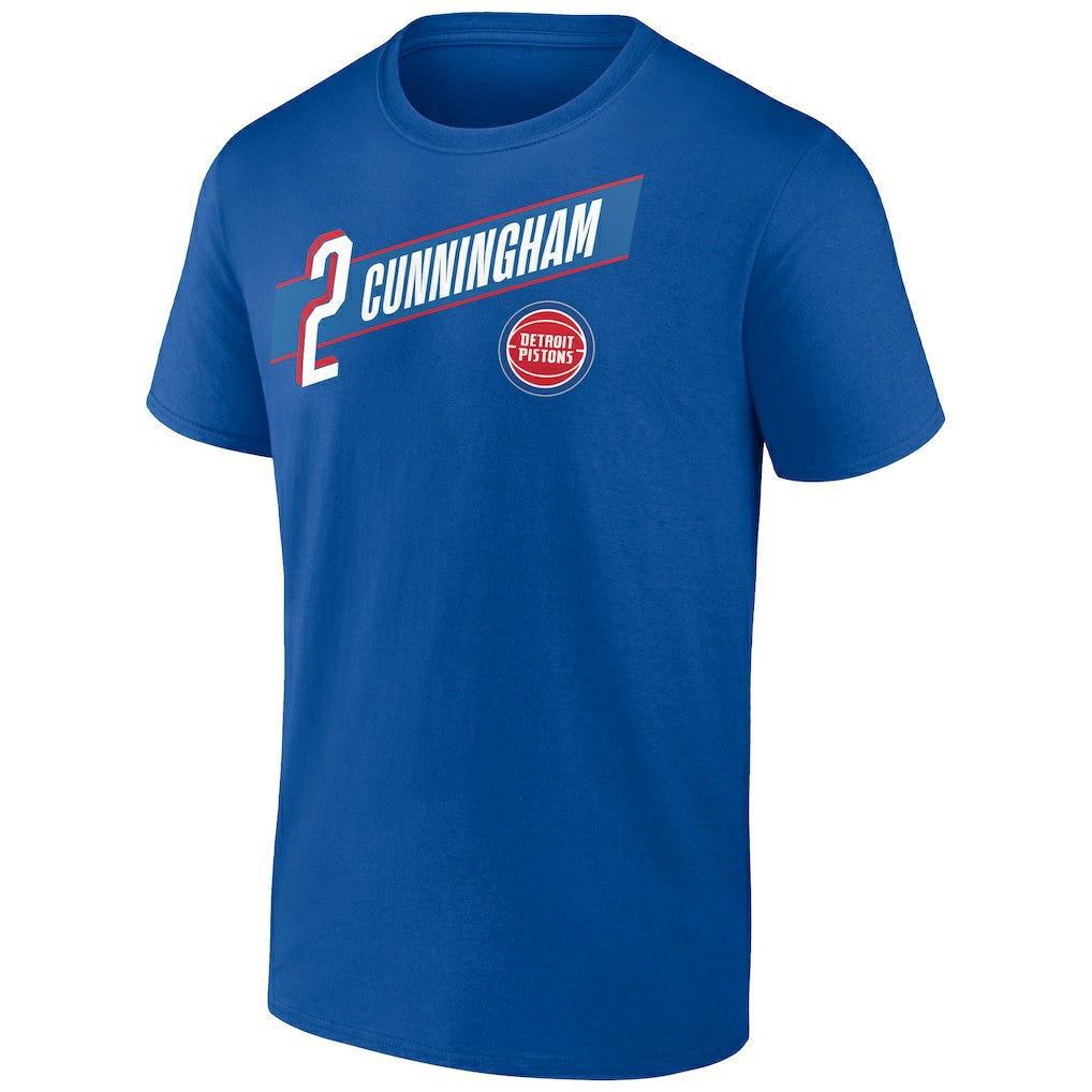 Cade Cunningham Detroit Pistons Full-Court Press Name & Number T-Shirt sale - Royal discount