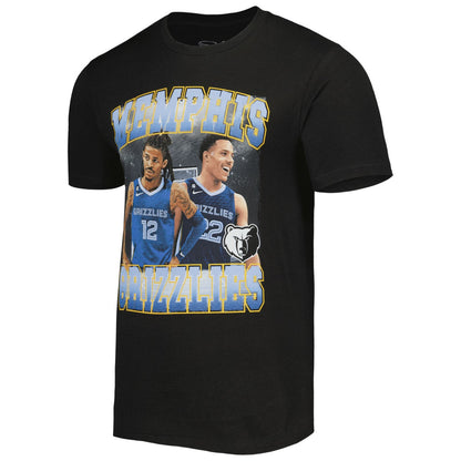 Ja Morant & Desmond Bane Memphis Grizzlies Stadium Essentials Unisex Player Duo T-Shirt - Black on sale