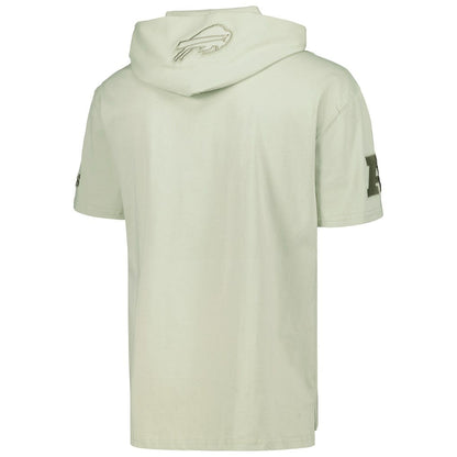 Buffalo Bills Pro Standard Neutrals Short Sleeve Pullover Hoodie - Light Green discount