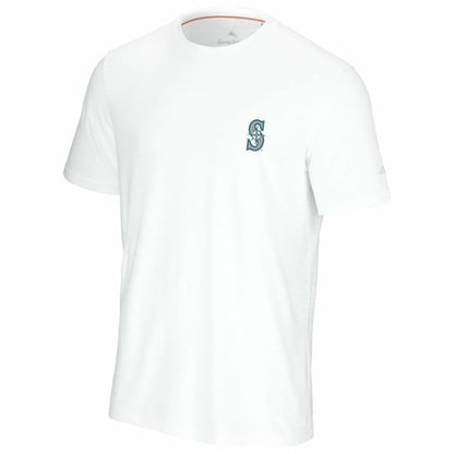 Seattle Mariners Tommy Bahama Playa Ball T-Shirt - White