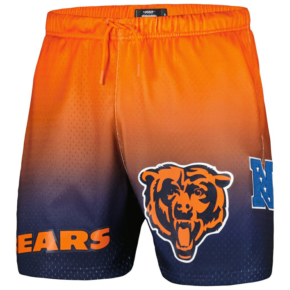 Chicago Bears Pro Standard Ombre Mesh Shorts - Navy/Orange on sale