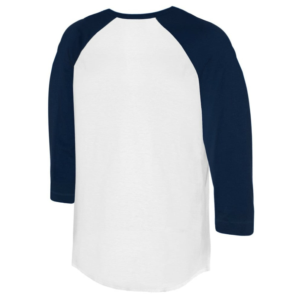 Washington Nationals Tiny Turnip Women's Bronto 3/4-Sleeve Raglan T-Shirt - White/Navy