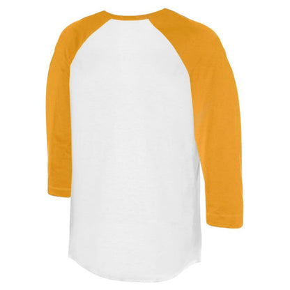 San Diego Padres Tiny Turnip Unisex Triple Scoop 3/4-Sleeve Raglan T-Shirt - White/Gold