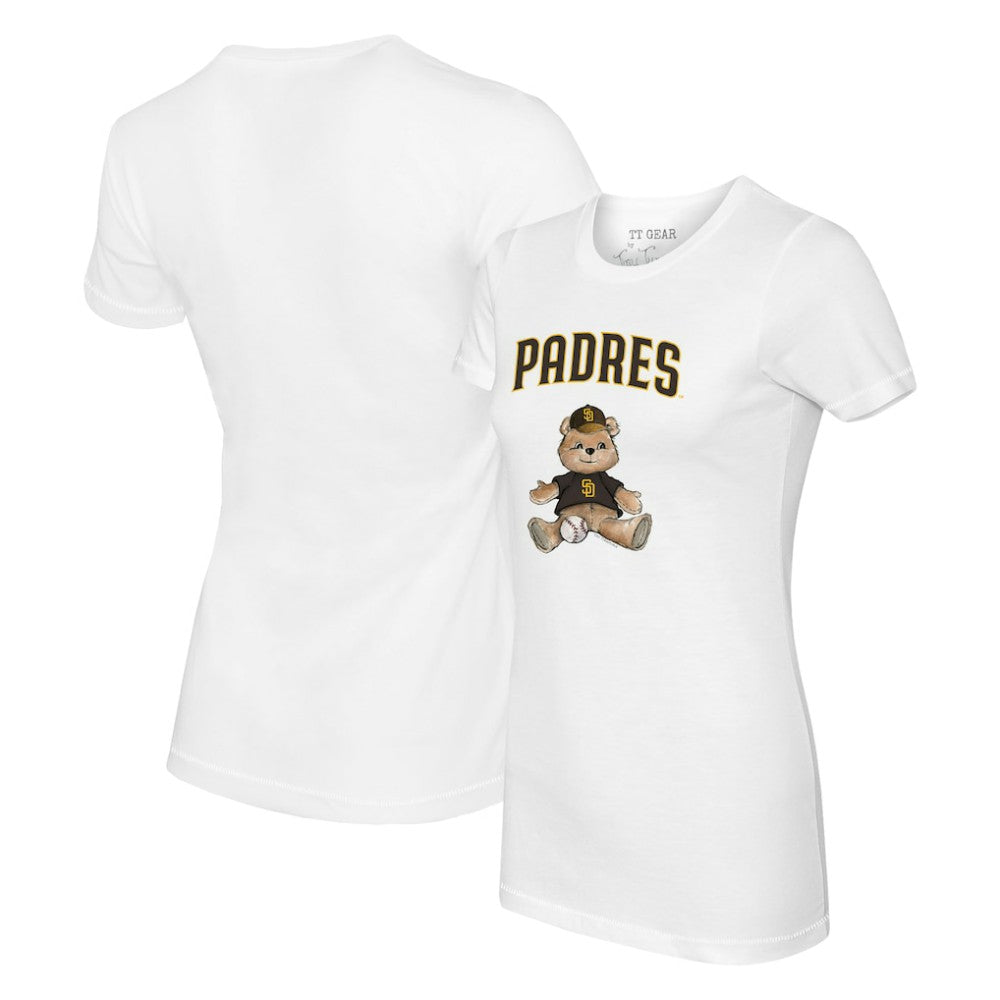 San Diego Padres Tiny Turnip Women's Teddy Boy T-Shirt - White