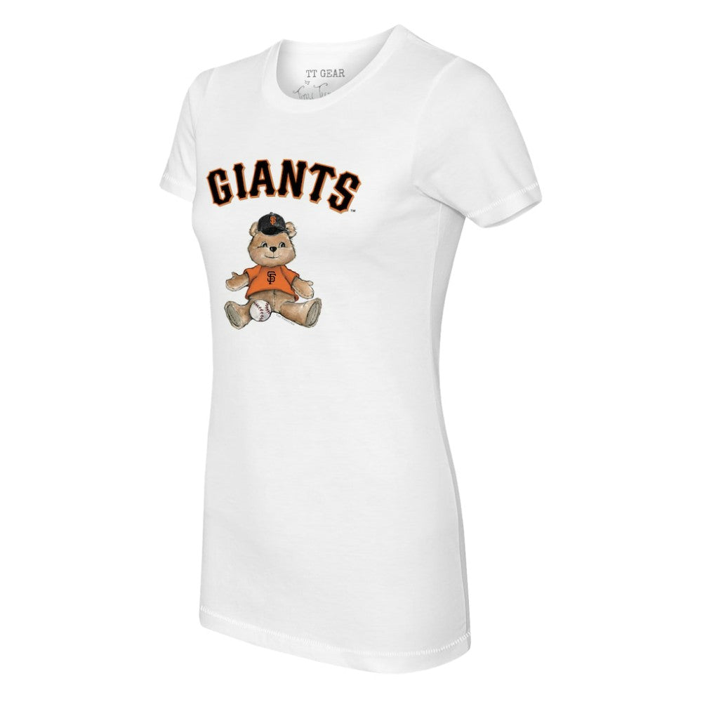 San Francisco Giants Tiny Turnip Women's Teddy Boy T-Shirt - White