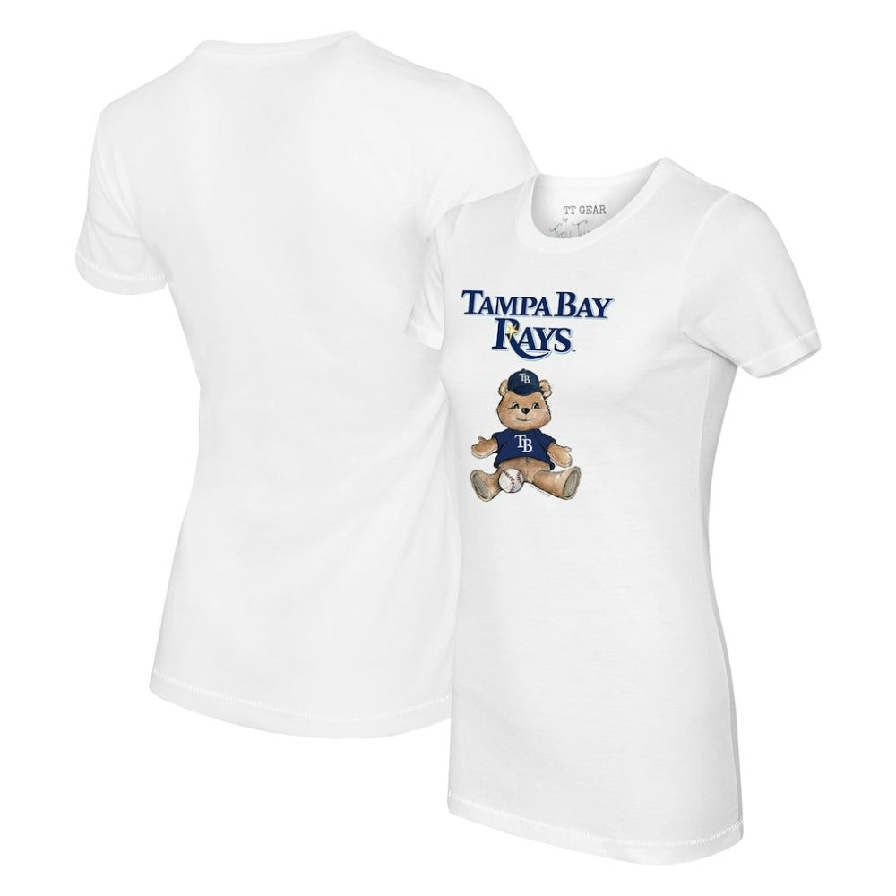 Tampa Bay Rays Tiny Turnip Women's Teddy Boy T-Shirt - White