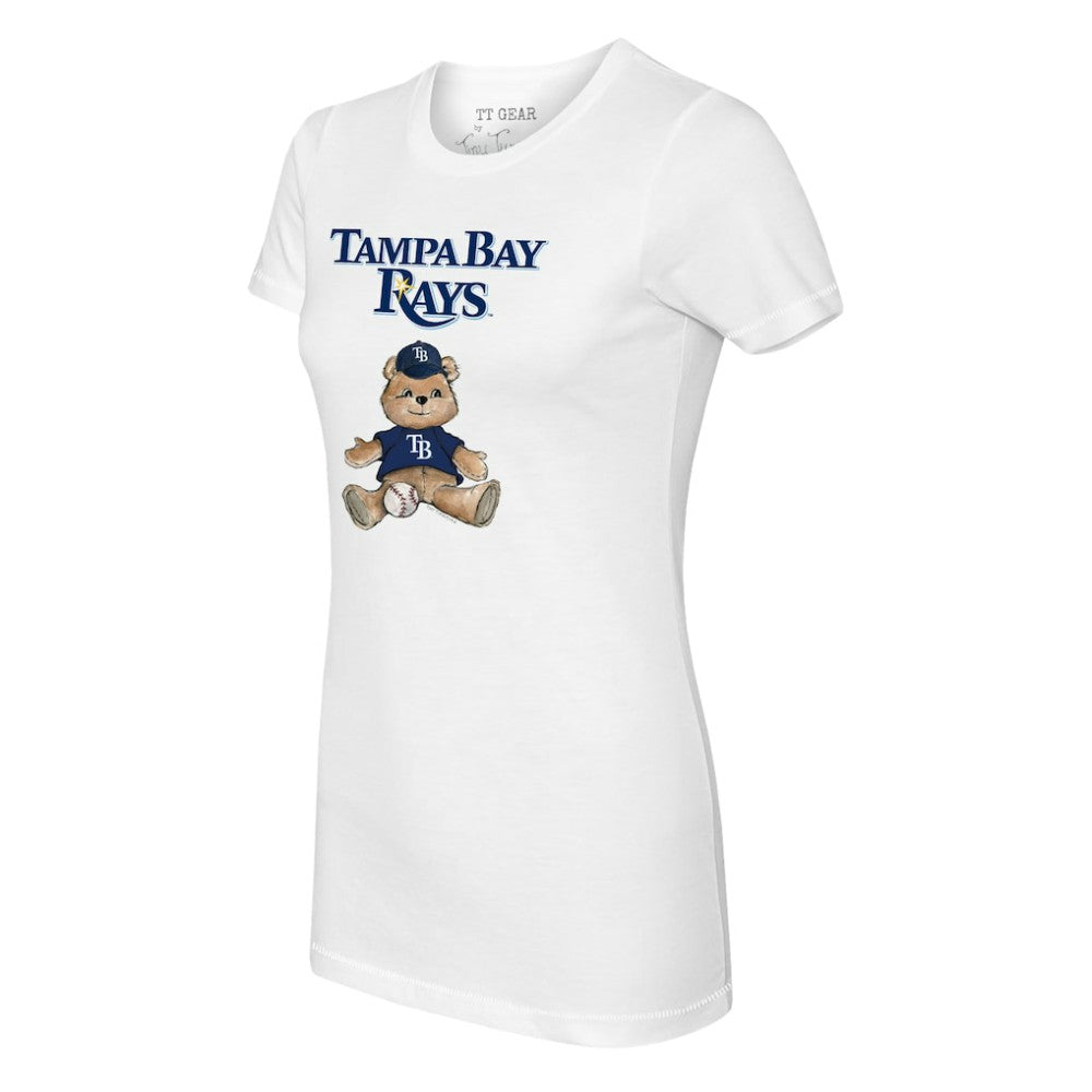 Tampa Bay Rays Tiny Turnip Women's Teddy Boy T-Shirt - White