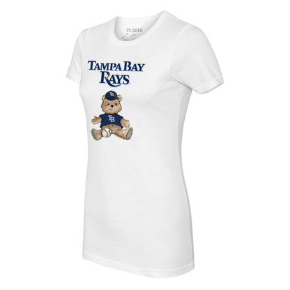 Tampa Bay Rays Tiny Turnip Women's Teddy Boy T-Shirt - White