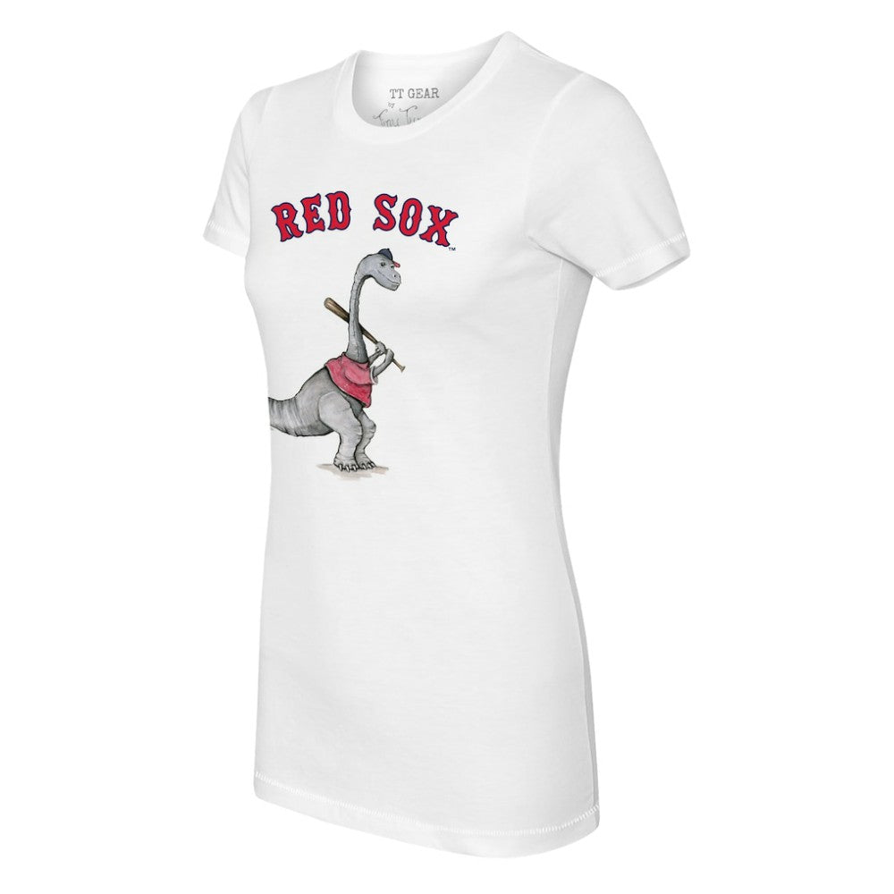 Boston Red Sox Tiny Turnip Women's Bronto T-Shirt - White