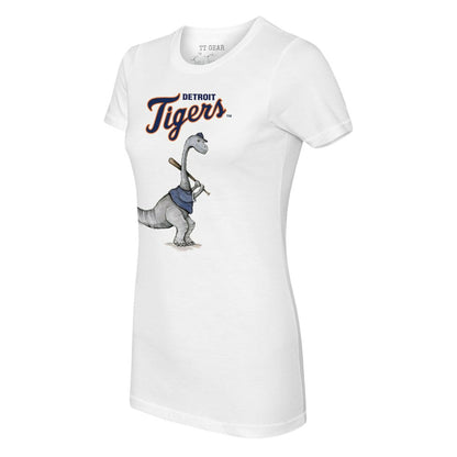 Detroit Tigers Tiny Turnip Women's Bronto T-Shirt - White